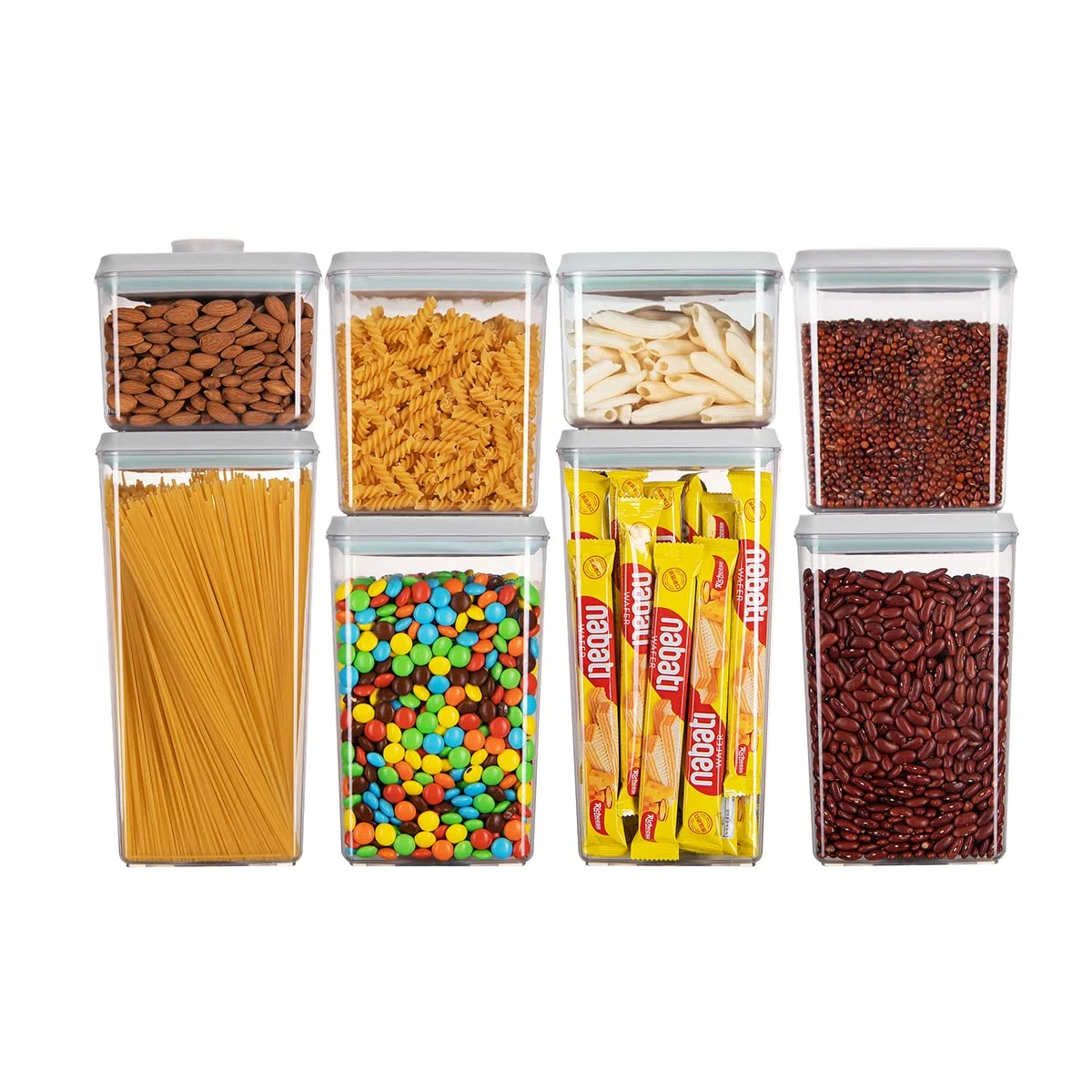 Full Pantry Set shown with dry ingredients